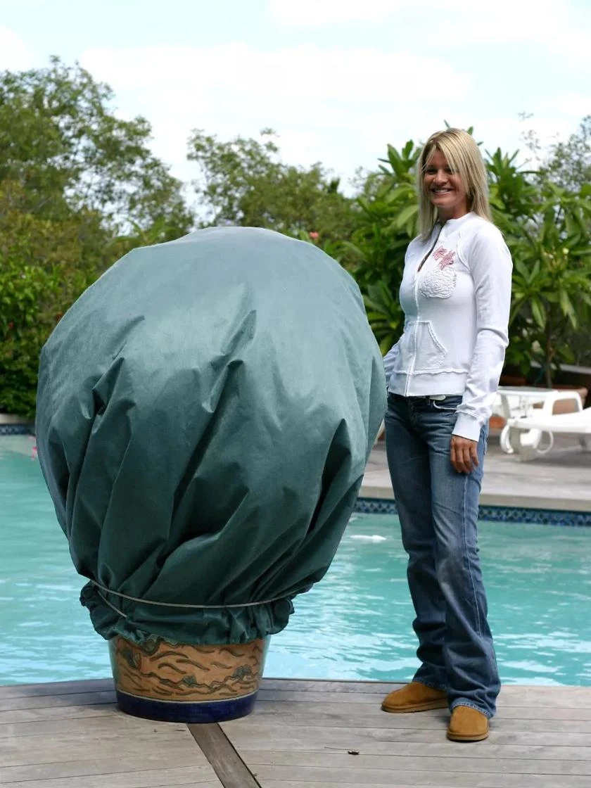 The Planket® Frost Protection Plant Cover, 10' Round - Image 3