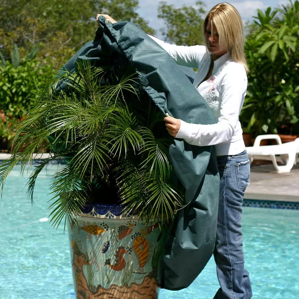 The Planket® Frost Protection Plant Cover, 10' Round - Image 2