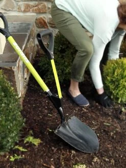 Sun Joe® Shovelution Steel Blade Shovel With Spring Assist Handle